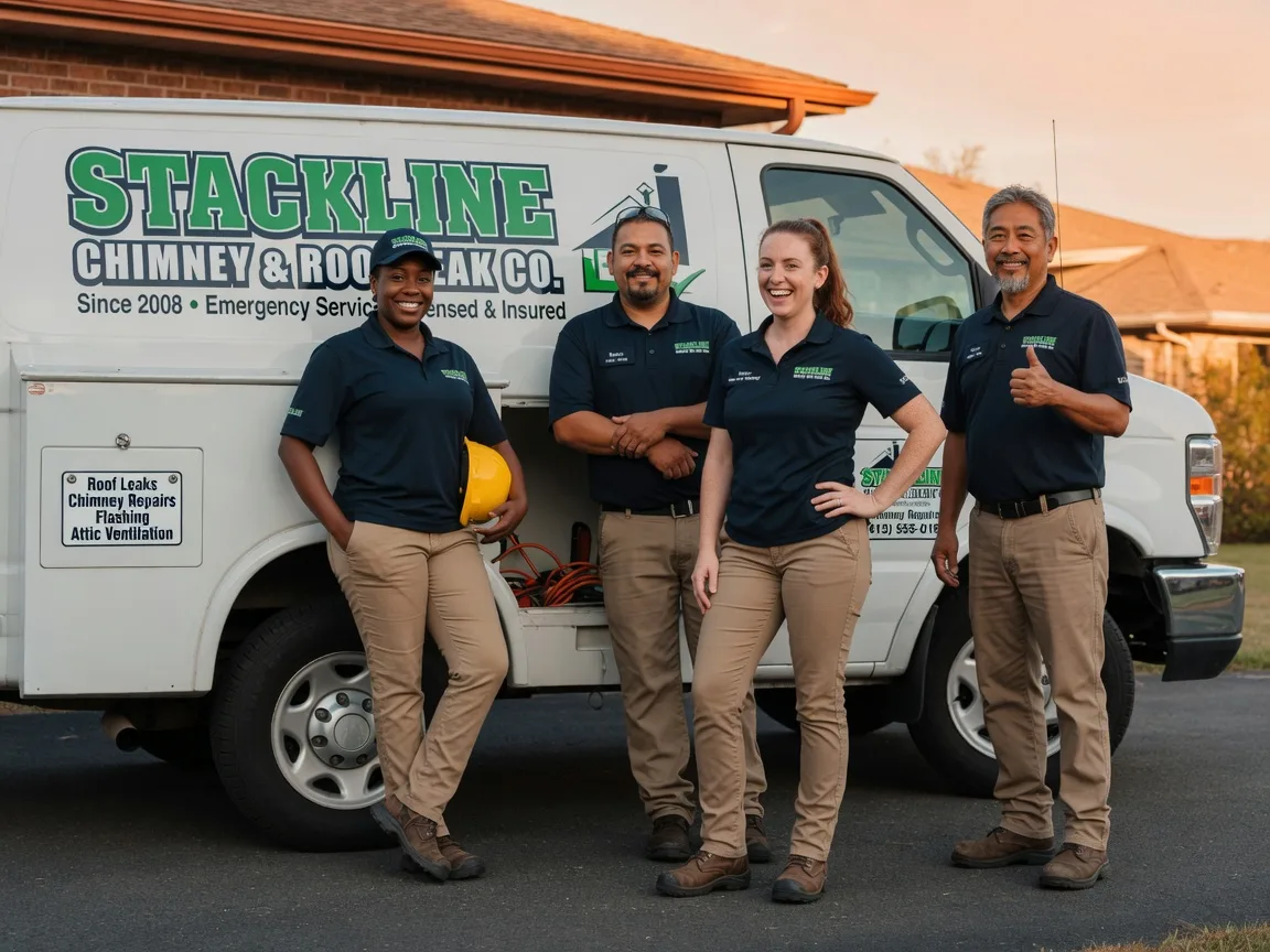 Chimney flashing repair company in Harmony, PA